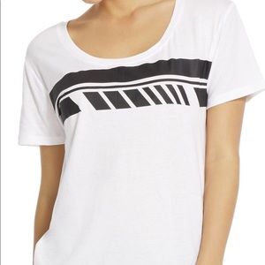 Black and white Fabletics Stik Tee